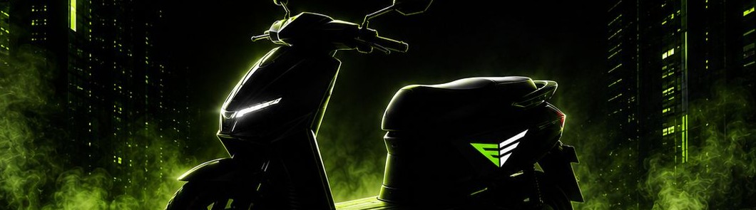 EVADER electric scooter silhouette teaser